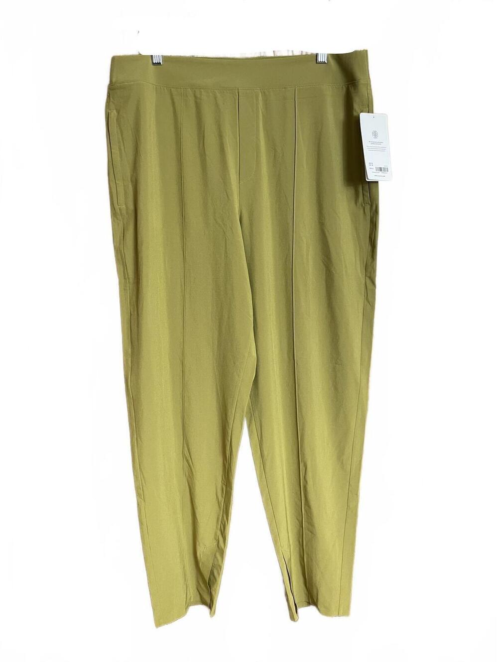 Athleta NWT Vienna slim green pant size 16